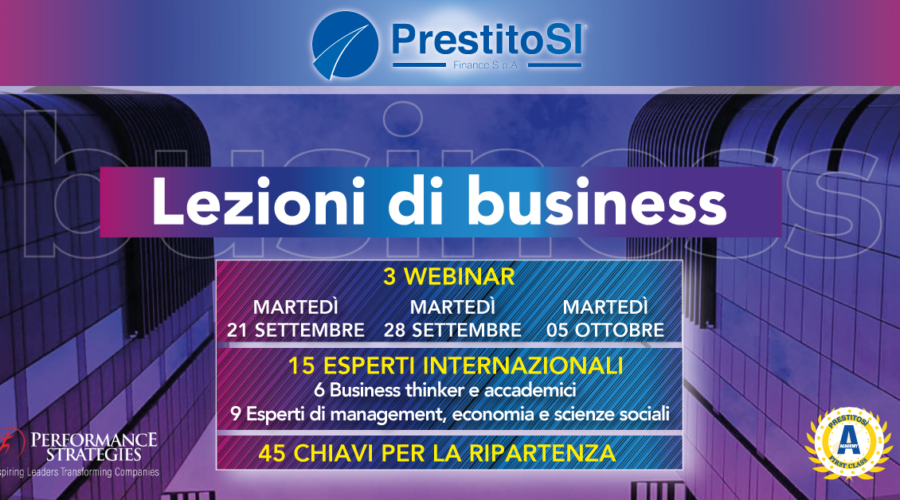 PrestitoSì presenta alla rete Lezioni di Business di Performance Strategies