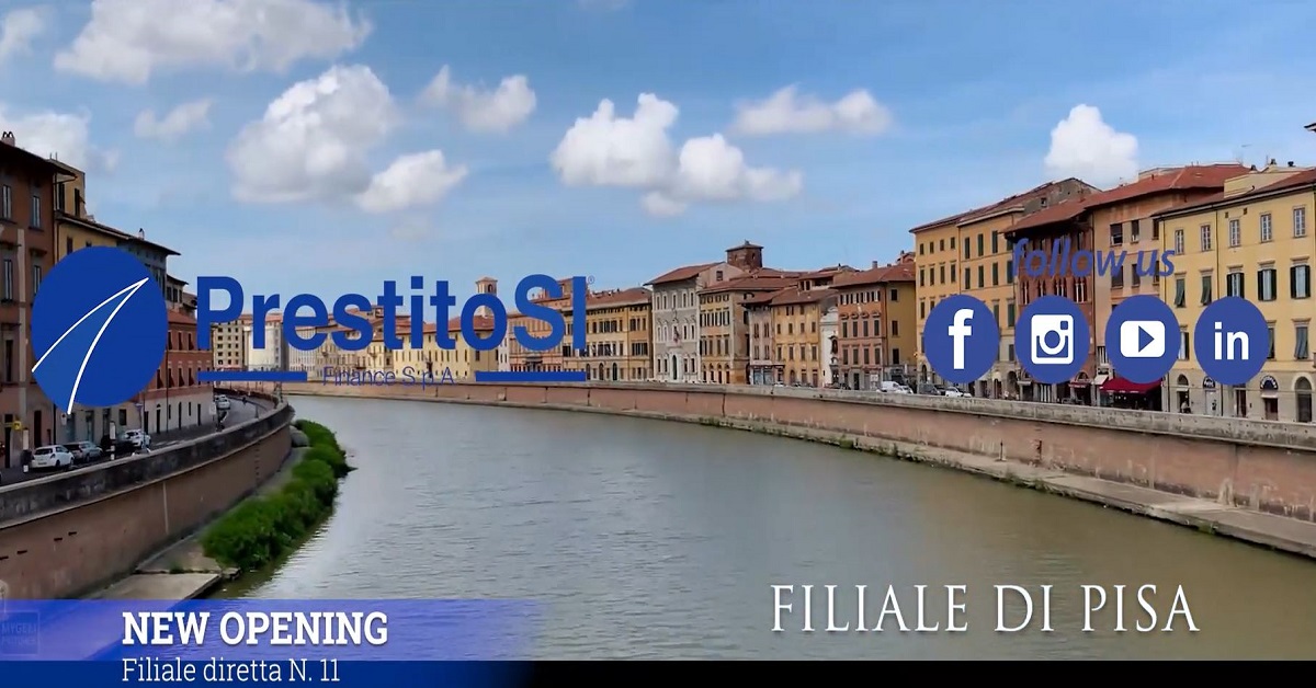 Apertura Filiale Diretta PrestitoSì di Pisa