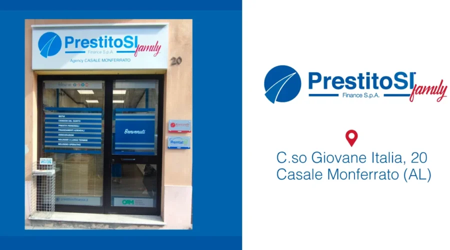 PrestitoSì Family senza freni: inaugurata a Casale Monferrato (AL) la n.90 Agency