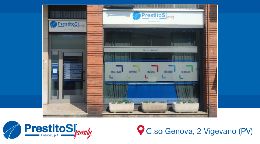 PrestitoSì inaugura la 92° Agency PrestitoSì Family a Vigevano (PV)