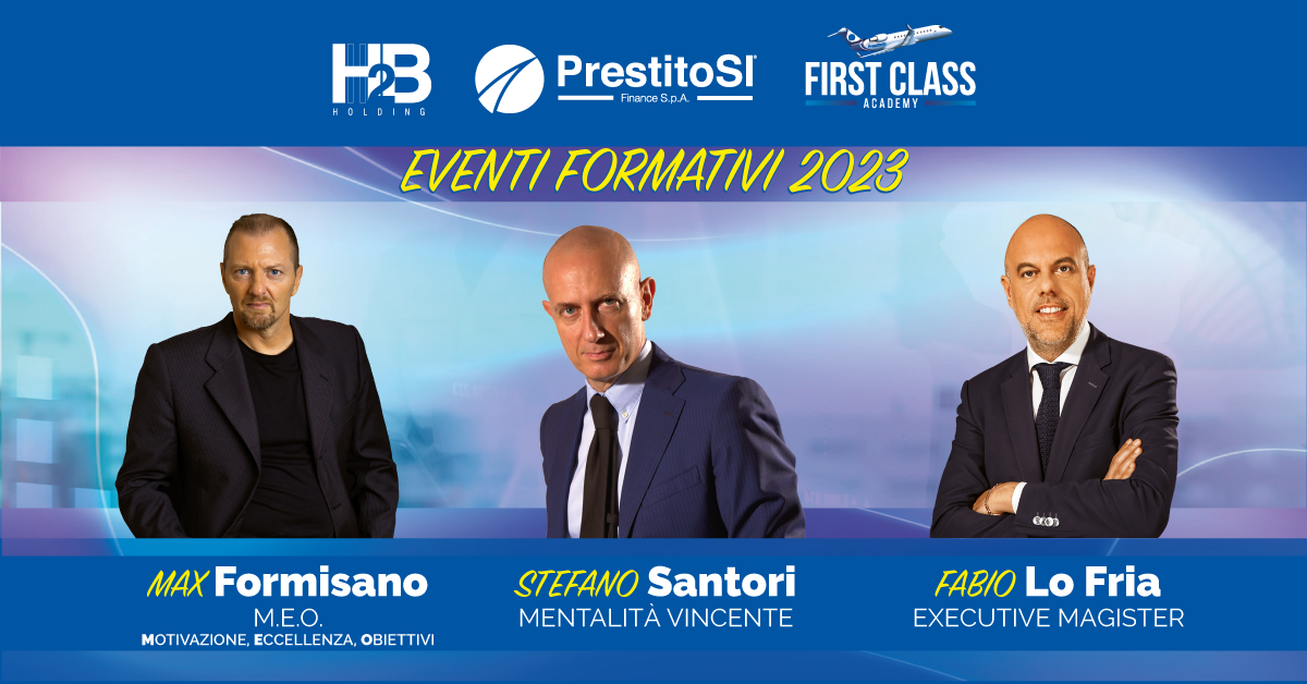 Formazione di eccellenza in PrestitoSì Finance S.p.A.: Max Formisano, Stefano Santori e Fabio Lo Fria