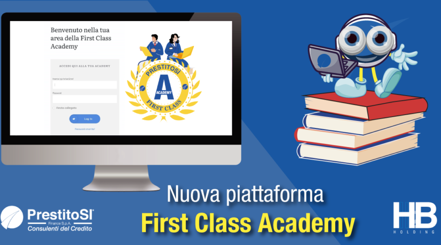 PrestitoSì Finance presenta First Class Academy: la prima piattaforma e-learning dedicata ai consulenti del credito