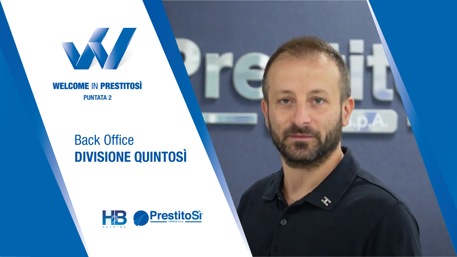 Welcome in PrestitoSì - Back Office Divisione QuintoSì
